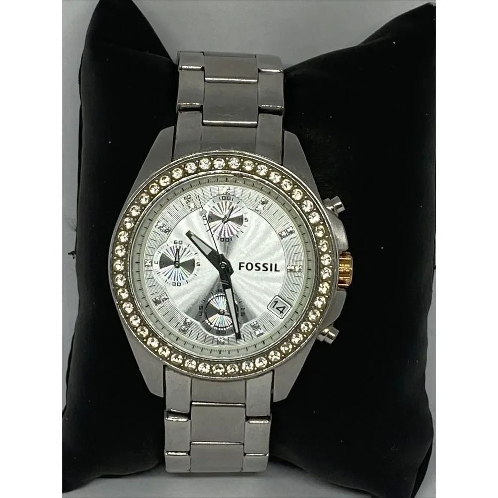 Fossil Decker ES2681 Women's Stainless Steel Analog Dial Quartz WristWatch KL398
